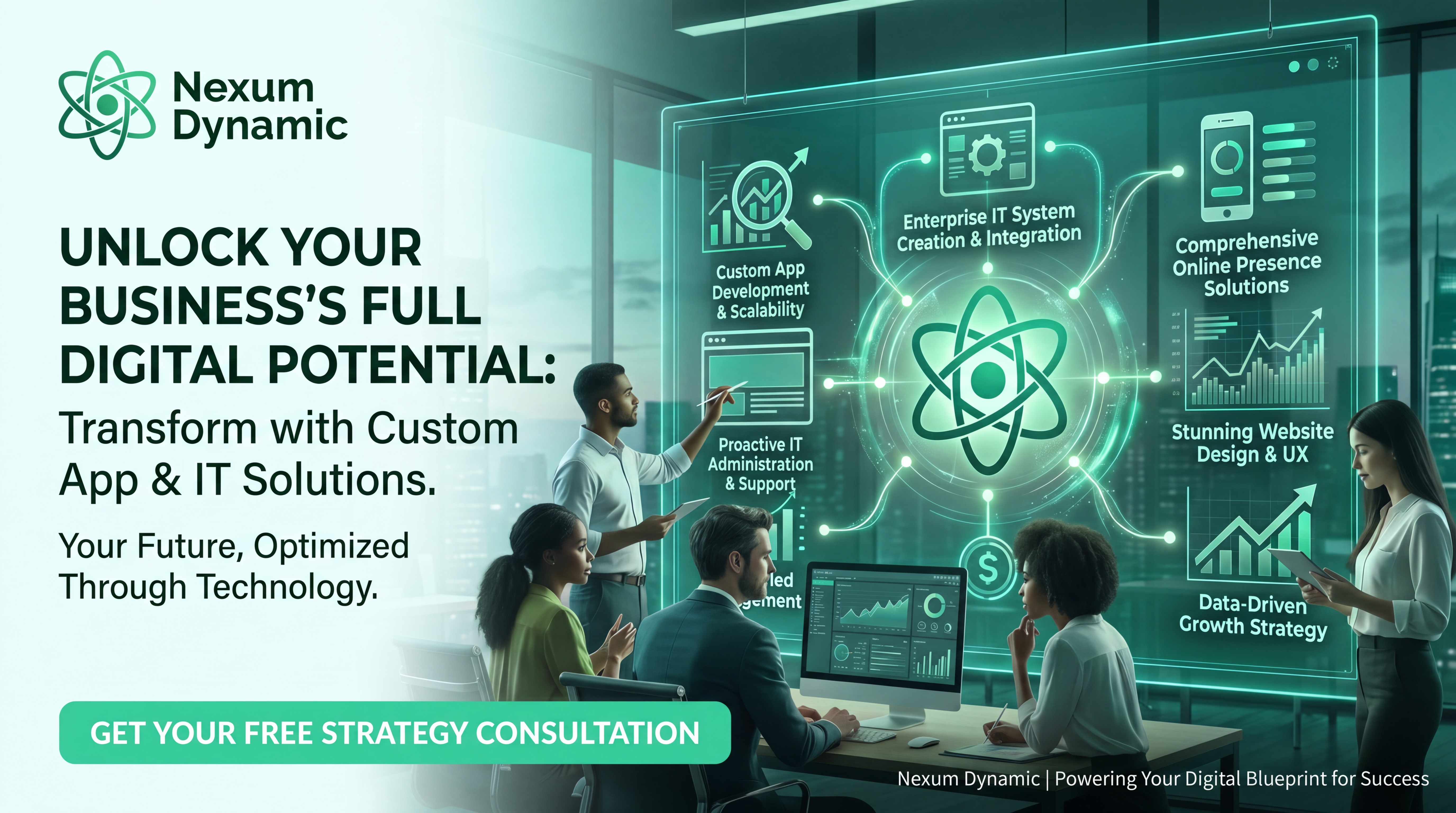 Nexum Dynamic — Unlock Your Business's Full Digital Potential with Custom App and IT Solutions